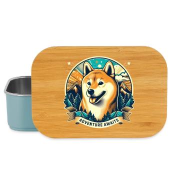 Shiba inu - Lunch Box - Hellblau - Vorne