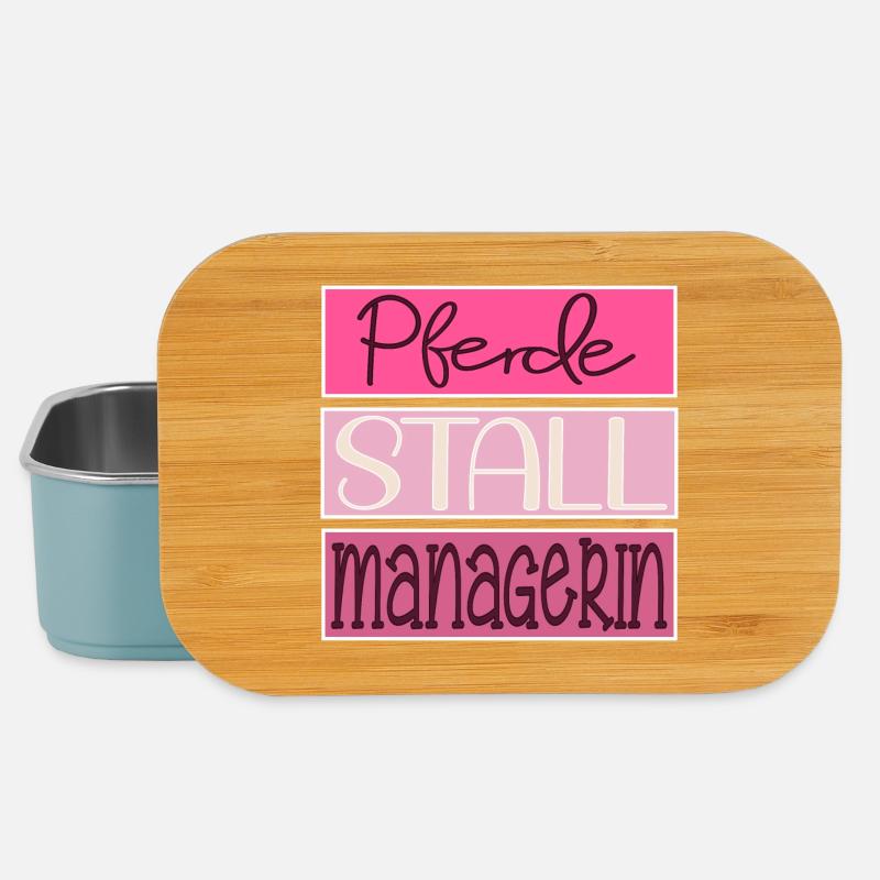 HOBBY REITEN PFERDESTALL MANAGERIN - Lunch Box - Hellblau