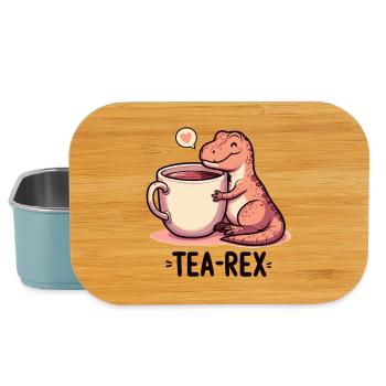 Thé Rex Thé Rex Cadeau de buveur de thé - Boîte à goûter - bleu pâle - Devant