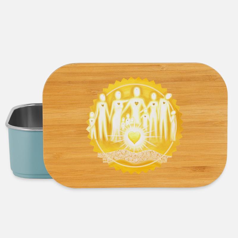Sternentor LichtMenschen Sonne - Sonja Ariel - Lunch Box - Hellblau