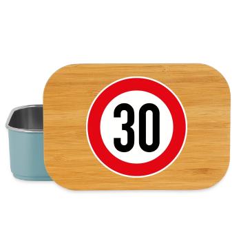 30 Birthday - Lunch Box - light blue - Front