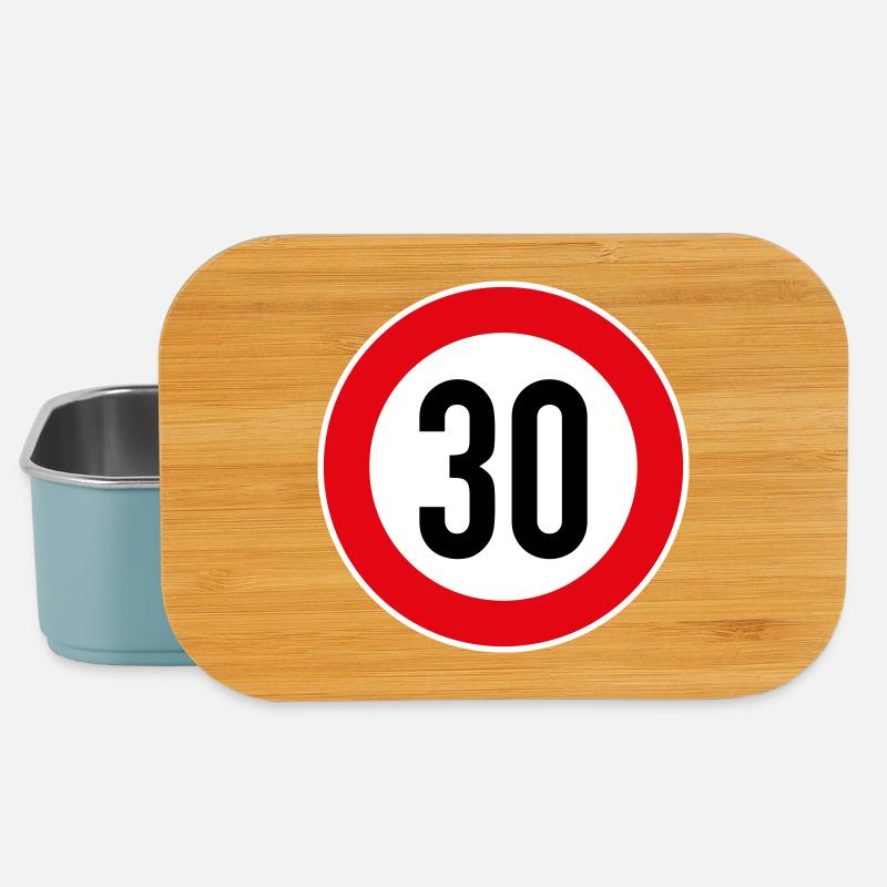 30 Birthday - Lunch Box - light blue