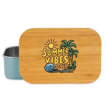 Nur Sommer-Vibes - Lunch Box - Hellblau - Vorne