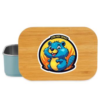 Low Key Crazy Bieber - Lunch Box - light blue - Front