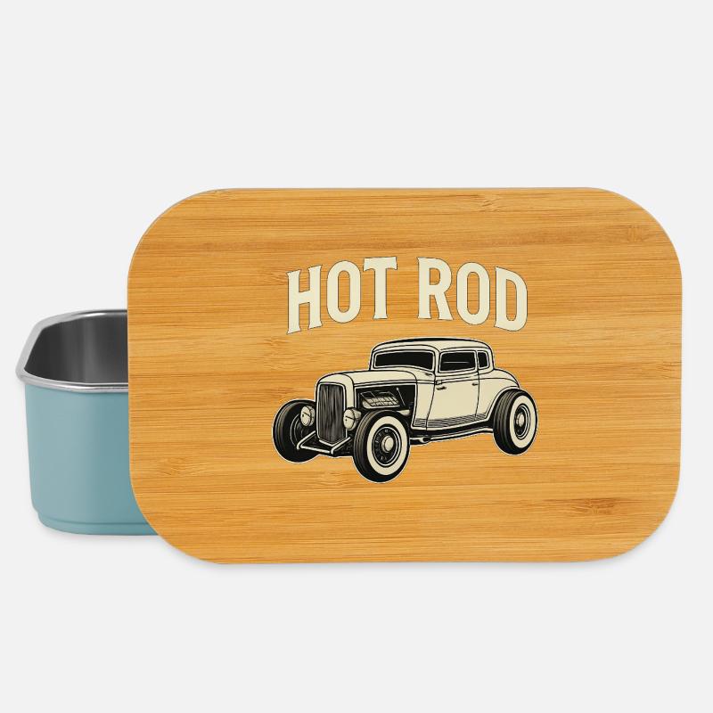 Hot Rod Oldtimer - Lunch Box - Hellblau
