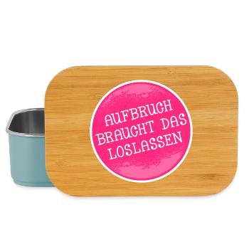 NEUSTART ANFANGEN LOSLASSEN - Lunch Box - Hellblau - Vorne