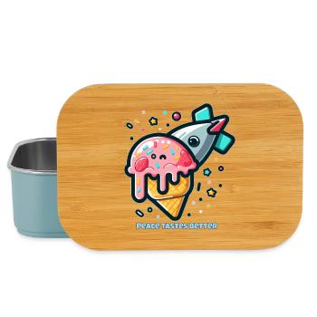Peace Tastes Better - Lunch Box - light blue - Front