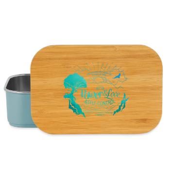 God has not given us a spirit of fear - Lunch Box - light blue - Front