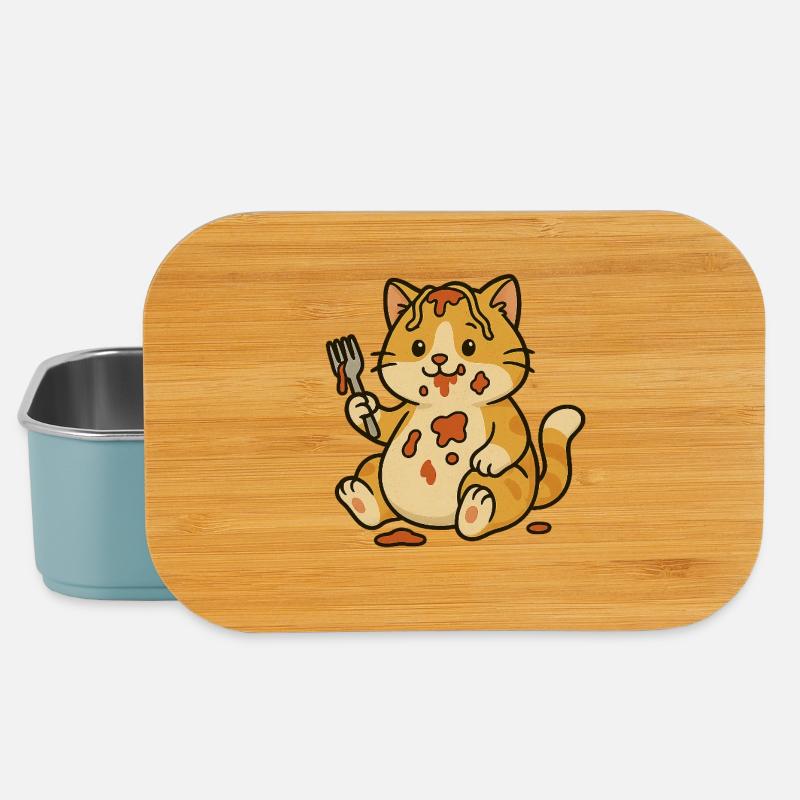 Katzenbolognese - Lunch Box - Hellblau