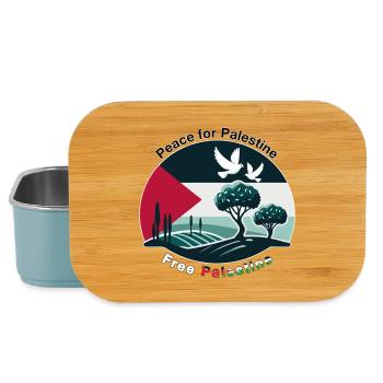 Frieden für Palästina - Lunch Box - Hellblau - Vorne