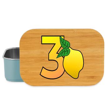 30th Birthday - Thirty - Lunch Box - light blue - Front