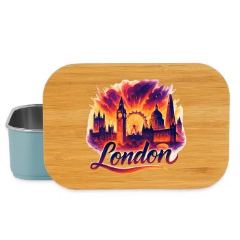 London Capital England Silhouette Gift - Lunch Box - light blue - Front