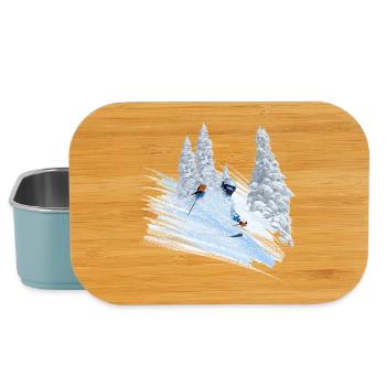Ski - Lunch Box - Hellblau - Vorne