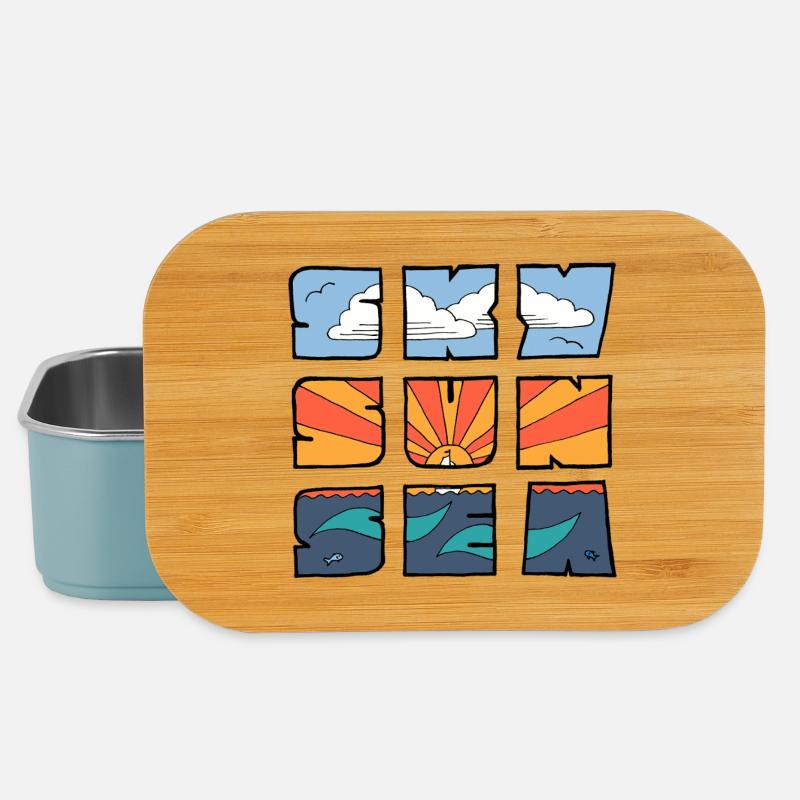 Sky Sun Sea - Lunch Box - light blue