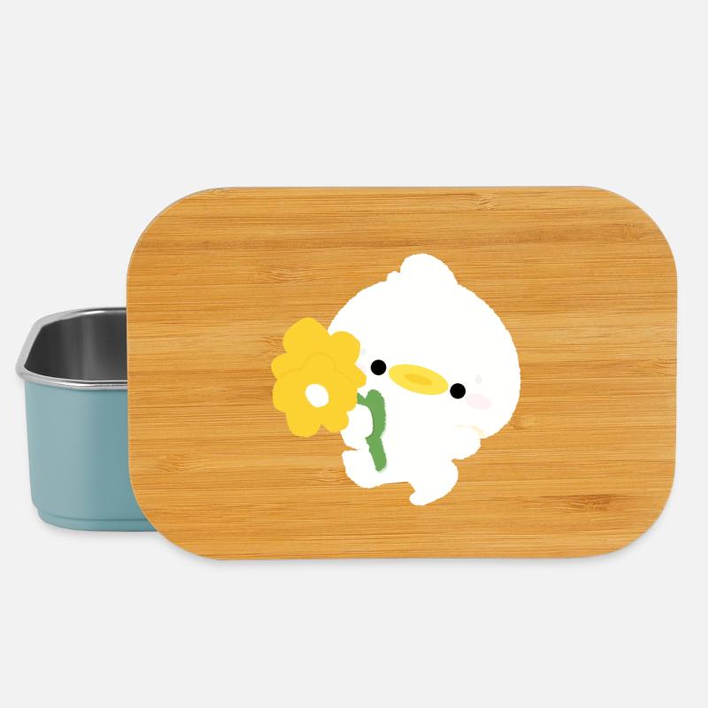 Romantische Ente - Lunch Box - Hellblau