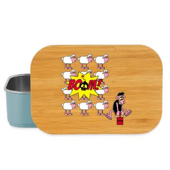The rebellious sheep strikes again - Lunch Box - light blue - Front