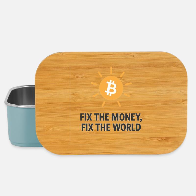 Fix_the_money - Lunch Box - Hellblau
