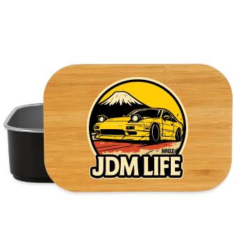 Voiture de course de rue JDM Life au mont Fuji - Boîte à goûter - noir - Devant