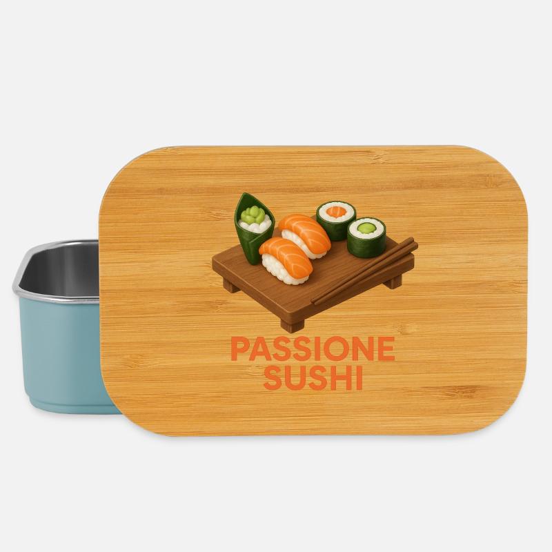 Sushi-Boot - Lunch Box - Hellblau