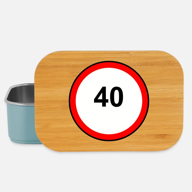 40sCircle Signet - Lunch Box - light blue