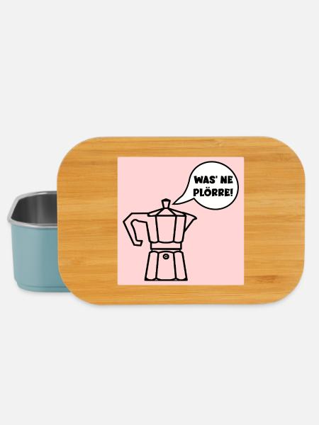 KAFFEE SPRÜCHE LUSTIG ESPRESSO - Lunch Box - Hellblau
