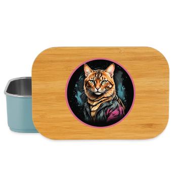 Bengalkatze - Lunch Box - Hellblau - Vorne