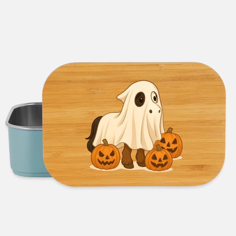 Halloween Pony - Lunch Box - Hellblau