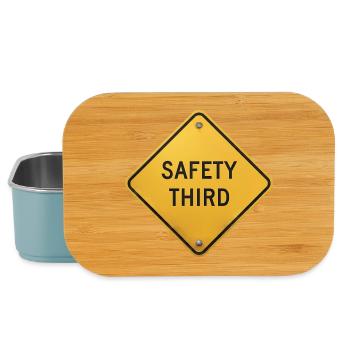 Sécurité Troisième Signalisation routière Sécurité Troisième - Boîte à goûter - bleu pâle - Devant