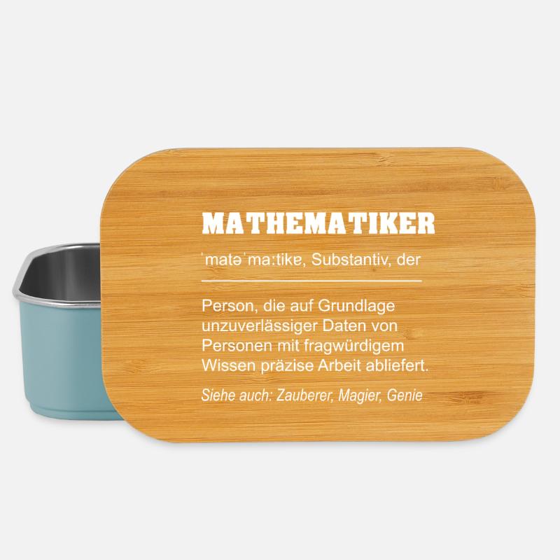 Définition du mathématicien - Boîte à goûter - bleu pâle