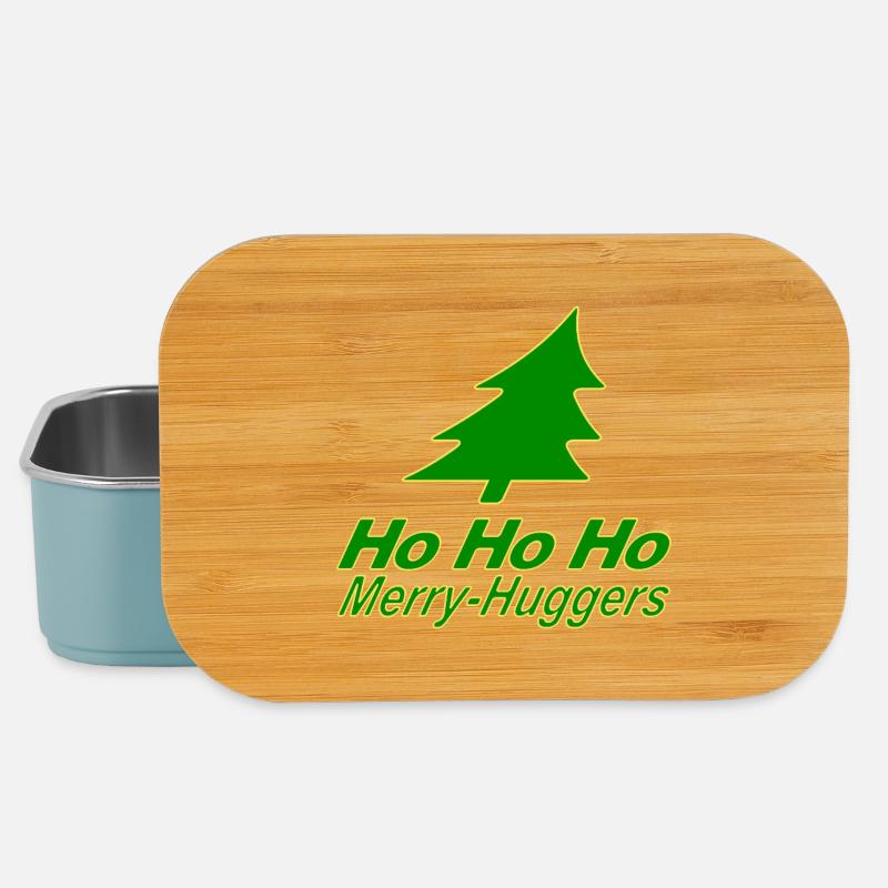 C’est Noël encore, bande de Merry-Huggers ! - Boîte à goûter - bleu pâle