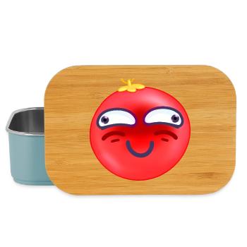 Weihnachtsball Verlegenes Lächeln - Lunch Box - Hellblau - Vorne