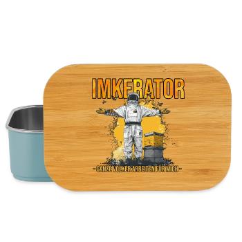 Beekeeper Whole colonies work for me - Lunch Box - light blue - Front