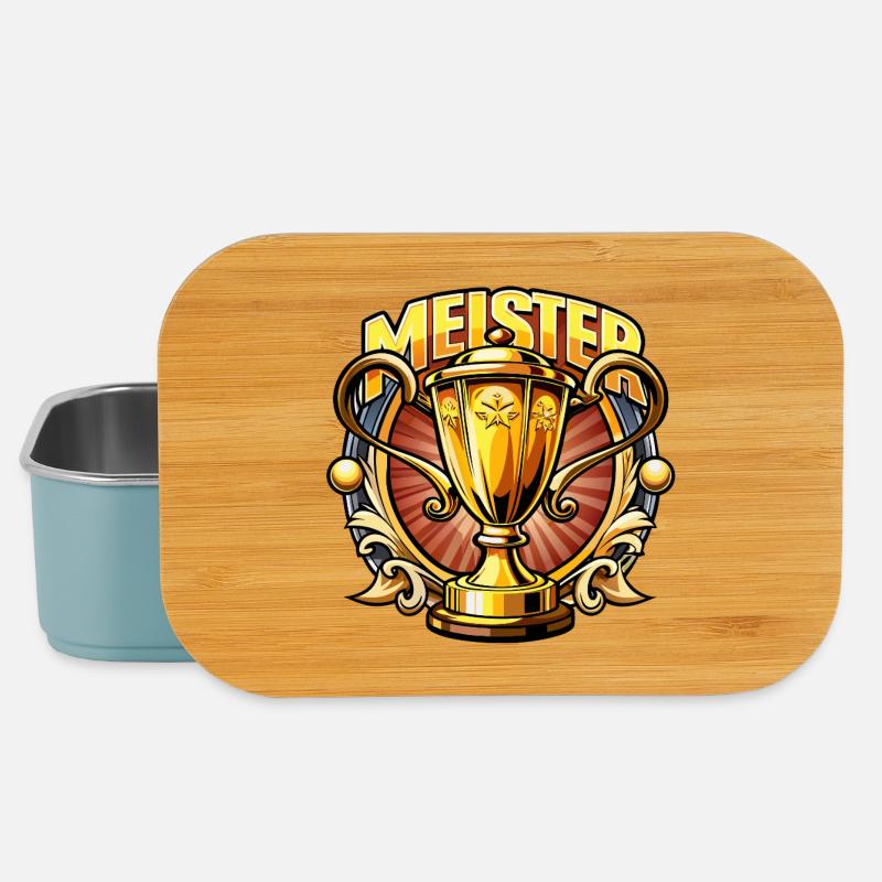 Meisterpokal Siegdesign - Lunch Box - Hellblau