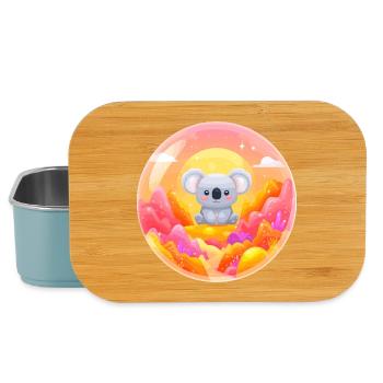 Koala im Neon-Wunderland - Lunch Box - Hellblau - Vorne