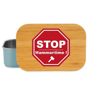 Stop Hammertime - Lunch Box - light blue - Front