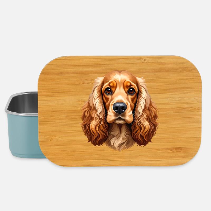 Cocker Spaniel - Lunch Box - Hellblau