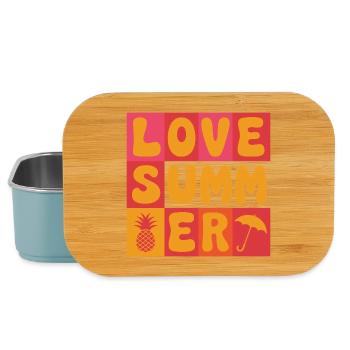 Ich liebe den Sommer - Lunch Box - Hellblau - Vorne