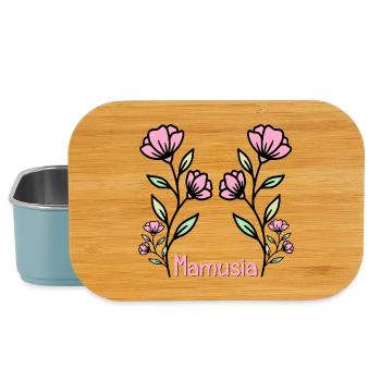 Mommy Flowers - Lunch Box - light blue - Front
