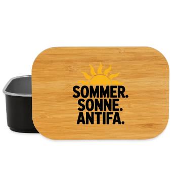 Sommer Sonne Antifa - Antifascist Tee - Lunch Box - black - Front
