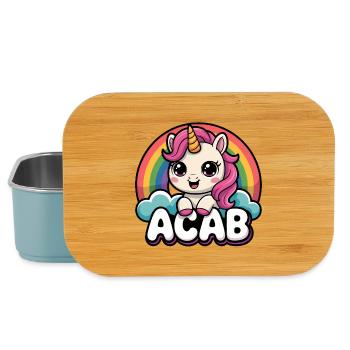 ACAB - Anti-Cops Unicorn Tee - Lunch Box - light blue - Front