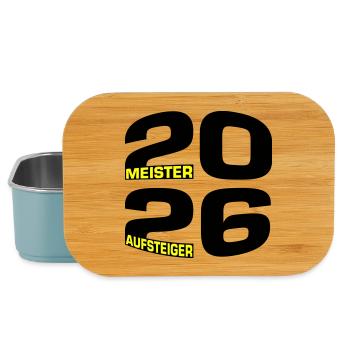 Meister und Aufsteiger 2026 - Lunch Box - Hellblau - Vorne