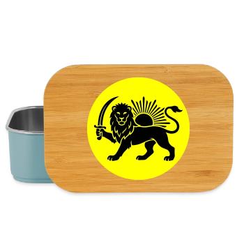 Lion Perse Symbole Iran - Boîte à goûter - bleu pâle - Devant