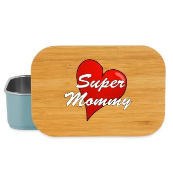 SUPER MOMMY - Lunch Box - light blue - Front