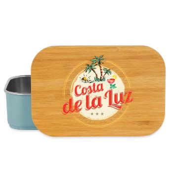 Costa de la Luz Vintage Andalusien Spanien Design - Lunch Box - Hellblau - Vorne