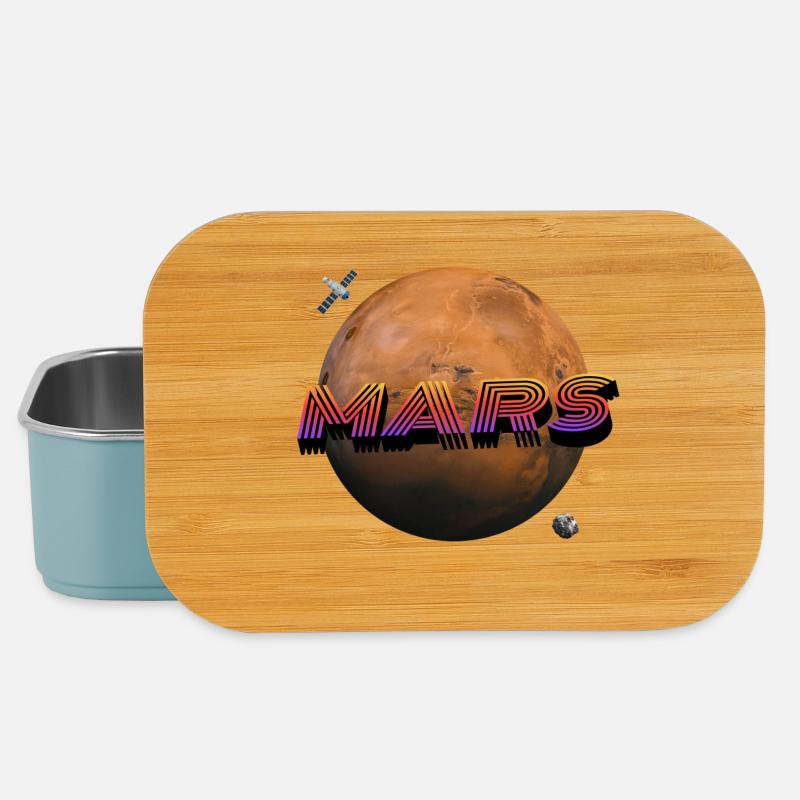 Mars - Outer Space Series - Lunch Box - light blue