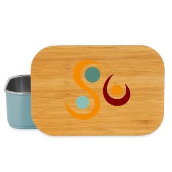 Yoga design_5 - Lunch Box - light blue - Front
