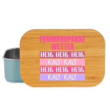 Wechseljahre Perimenopause Hitze - Lunch Box - Hellblau - Vorne