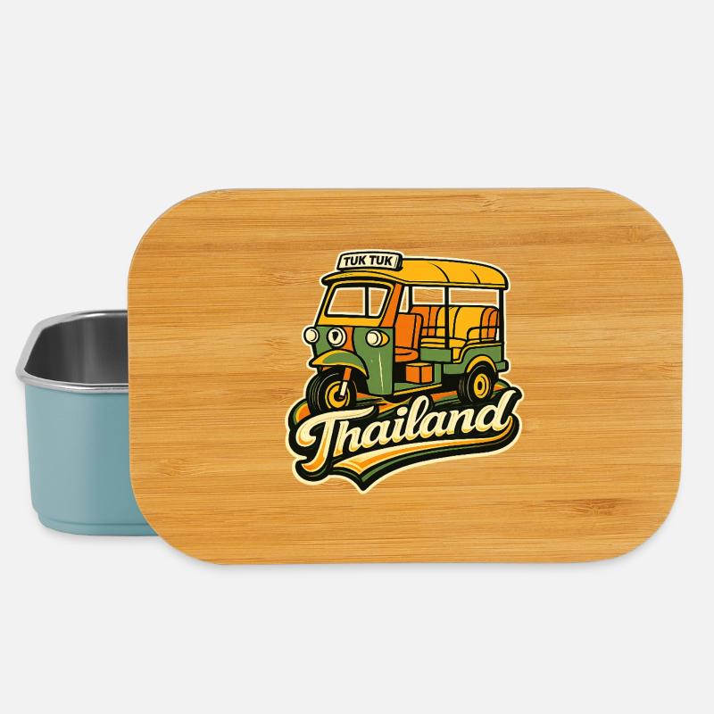 Thai Tuk Tuk Retro Edition - Lunch Box - Hellblau