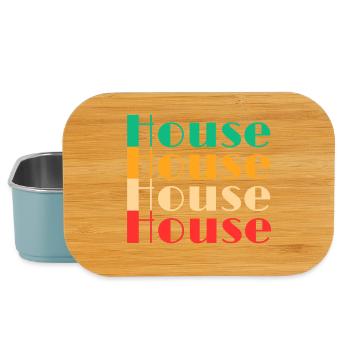 Musique house - Boîte à goûter - bleu pâle - Devant