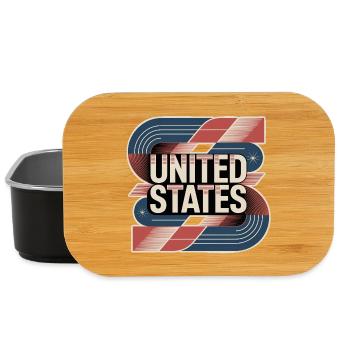 United States - Lunch Box - black - Front